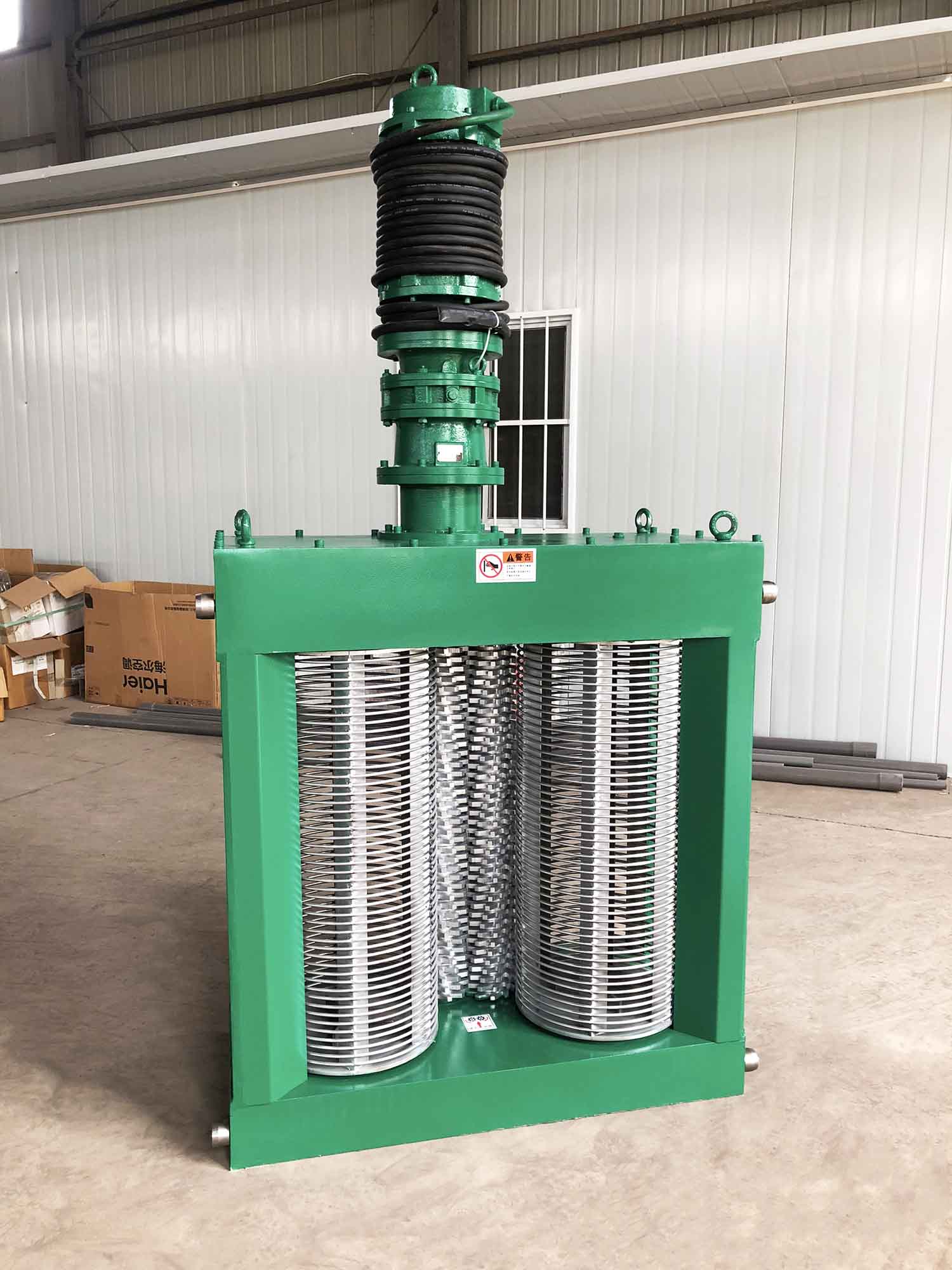 管道式粉碎格栅用途